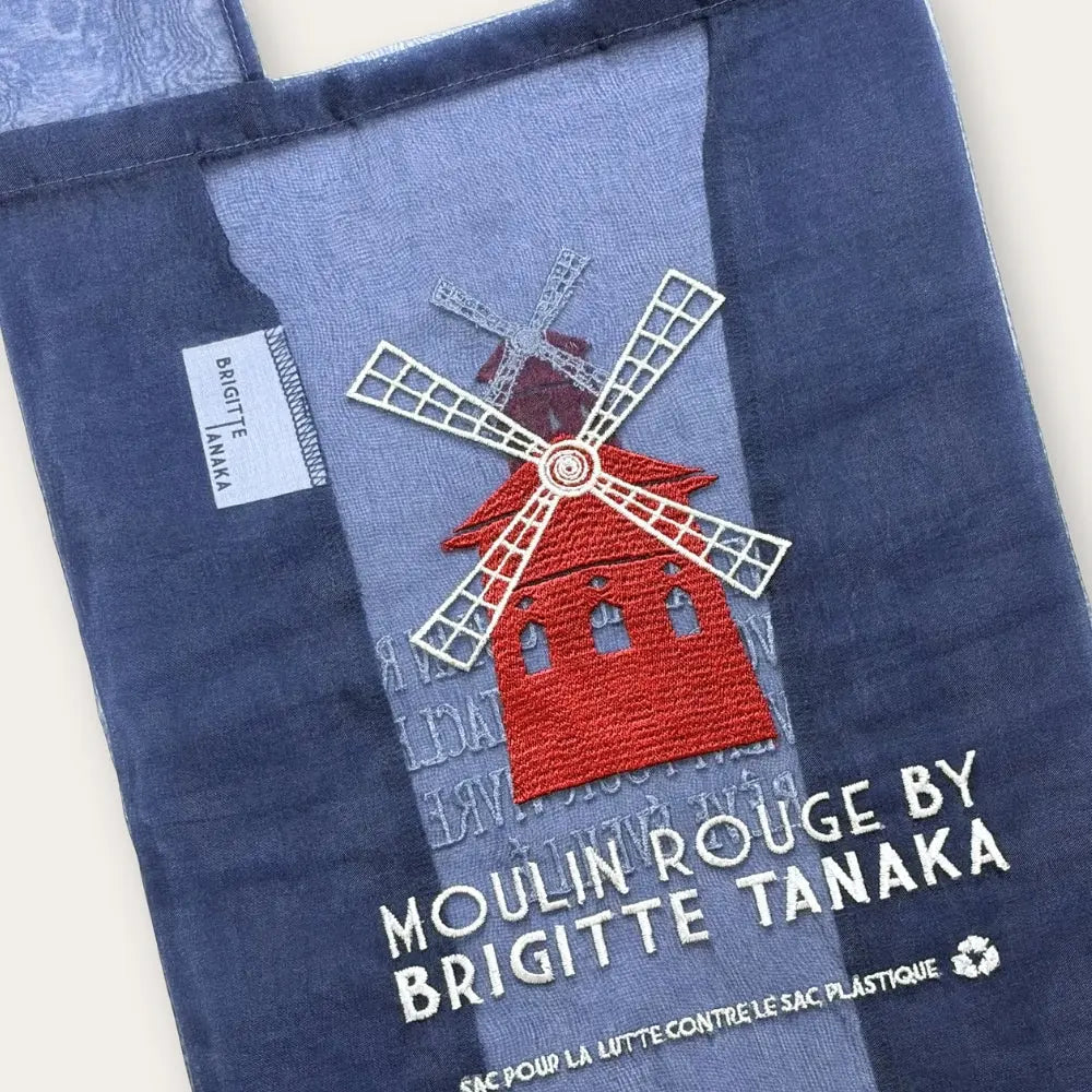 Brigitte Tanaka】SAC MOULIN ROUGE® – BLEU ET FRANGES (LIMITED