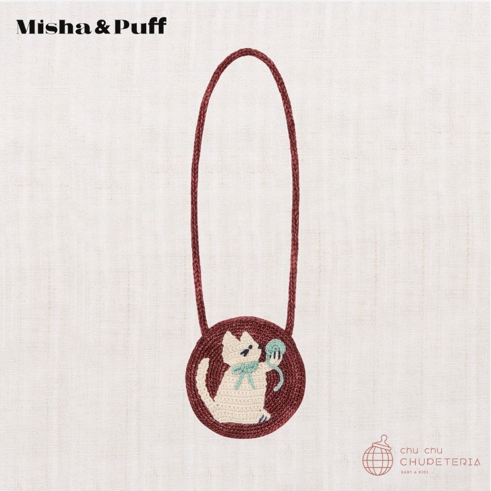 Misha & Puff】Meadow Yarn Cat Circle Bag - Madder Root (25WI Drop2