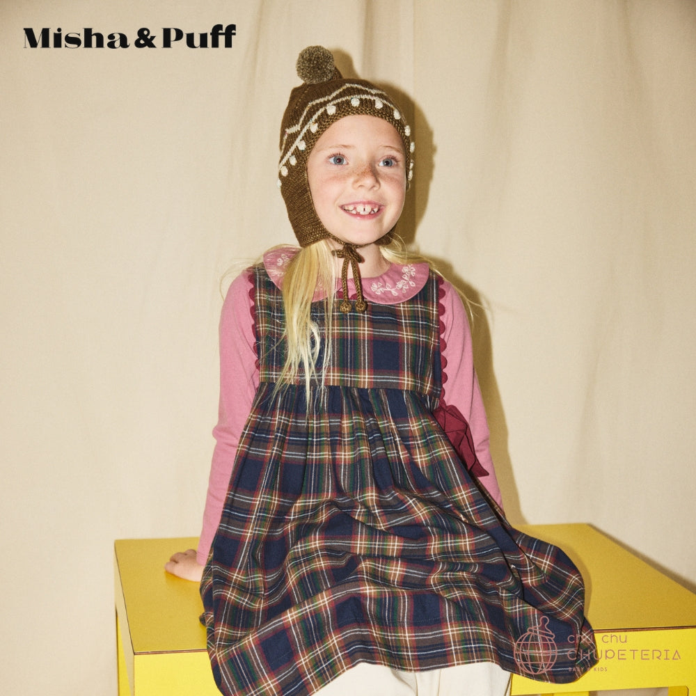 Misha & Puff】Zig Zag Pointy Peak Hat - Nutshell (25WI Drop2