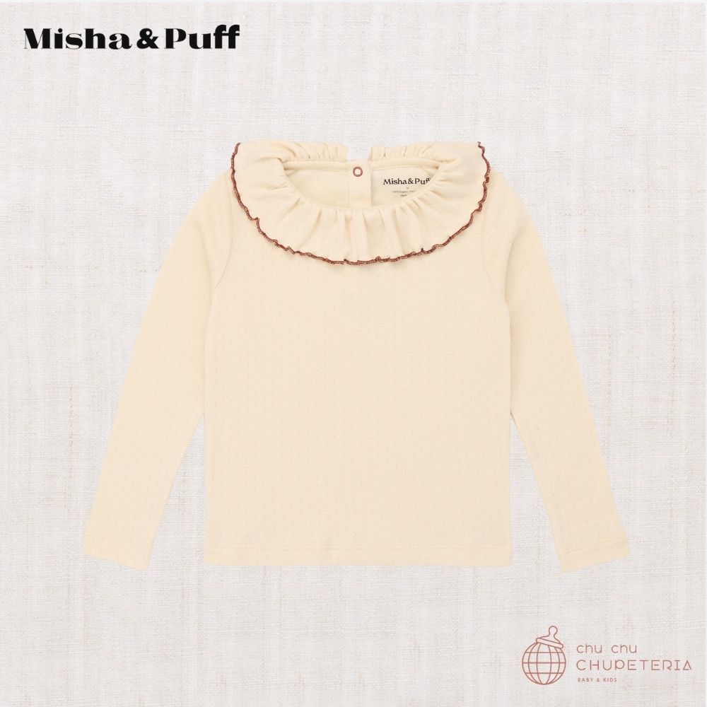 Misha & Puff] Pierrot Onesie - Alabaster Chrysanthemum – chu