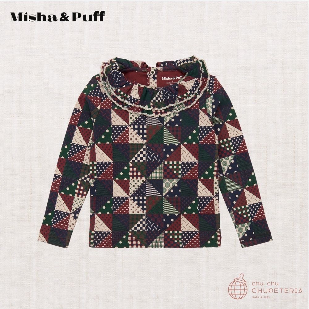 Misha & Puff】Sweetheart Top - Madder Root Patchwork (25WI Drop2