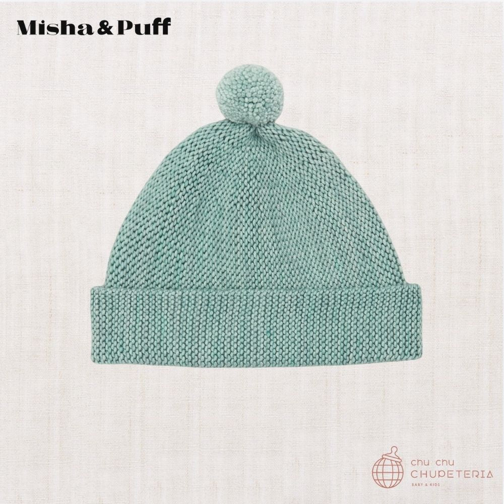 Misha & Puff】Garter Hat - Sage (25WI Drop2) – chu chu CHUPETERIA