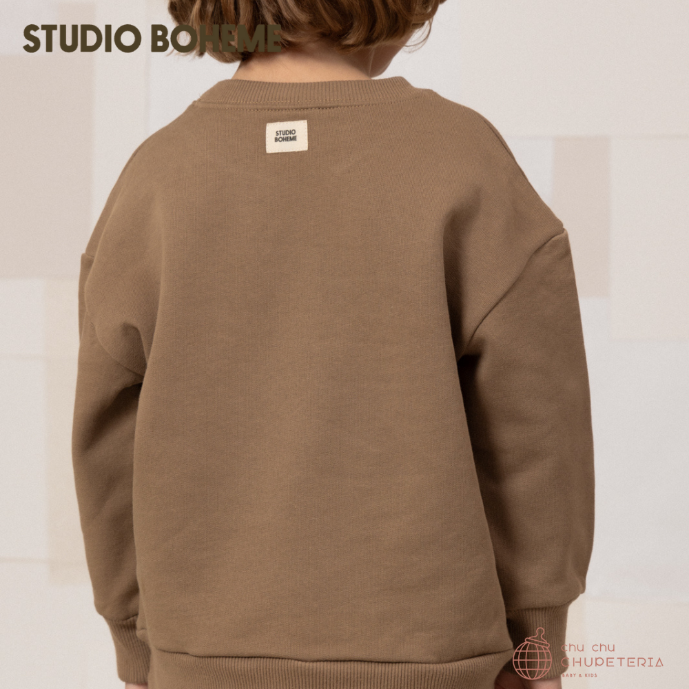 STUDIO BOHEME】BART SWEAT-SHIRT MOCHA / one DOG (25AW) – chu chu