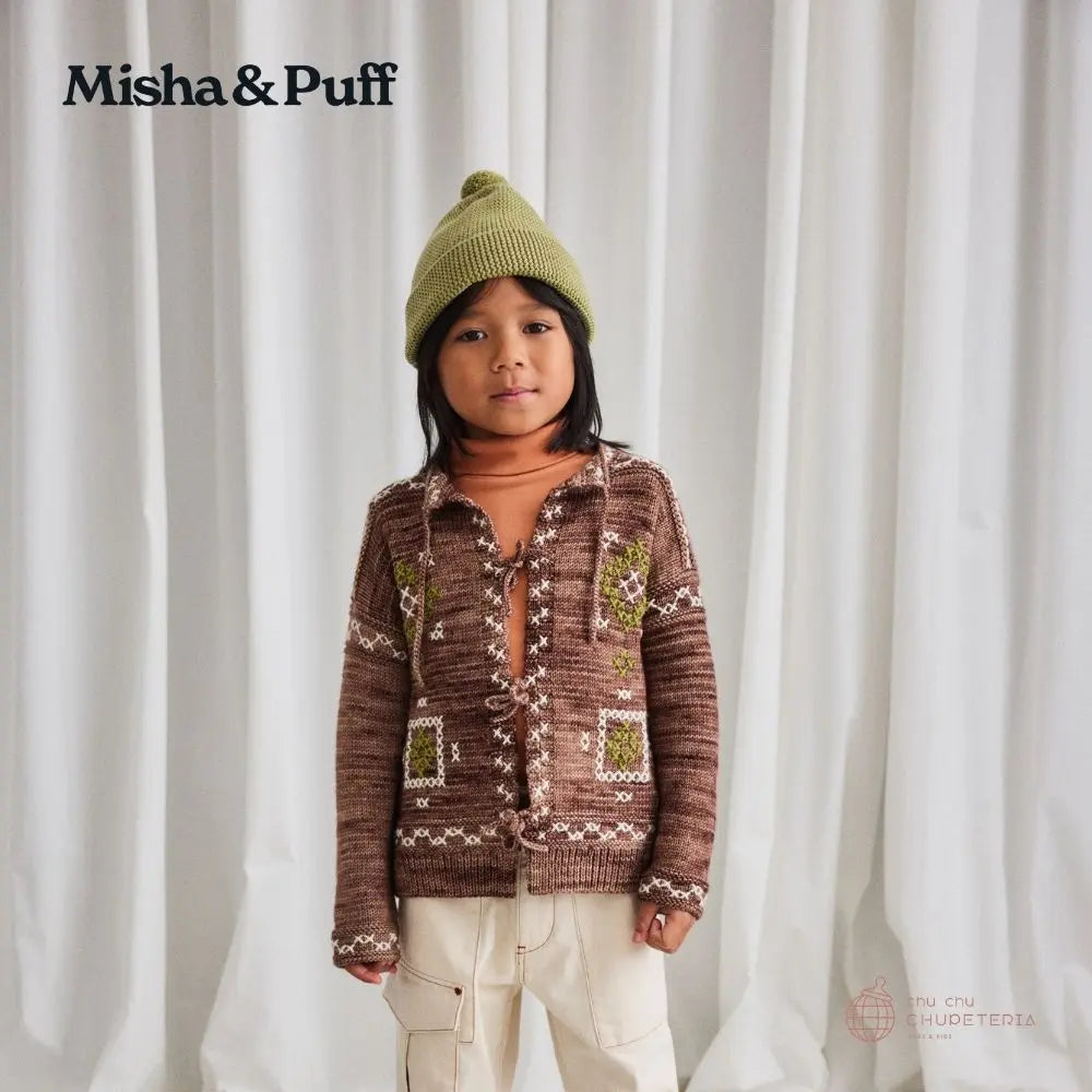 Misha & Puff ニット帽 2y-4y Misha & Puff ポンポン付きニット帽 2-4y 25FA】【Misha&Puff】Garter