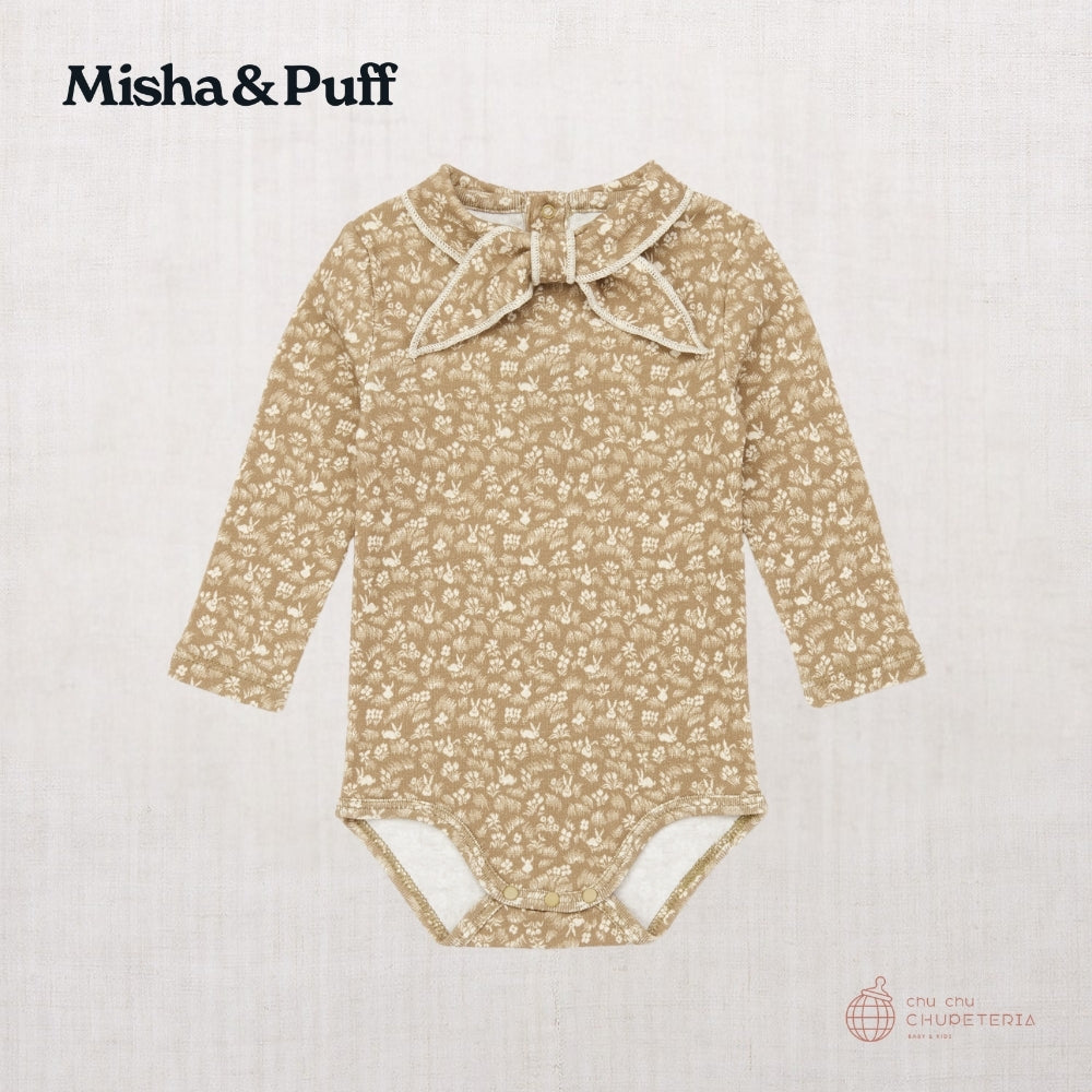 Misha&Puff]Baby Long Sleeve Scout Onesie - Otter Bunny Meadow