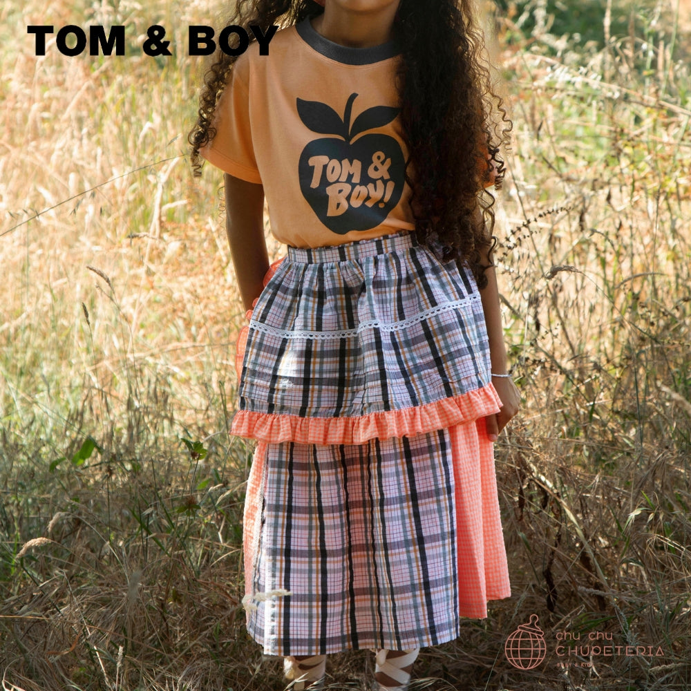 美品 TOM & BOY エプロン TOM & BOY】Check Apron - chu chu CHUPETERIA 正規代理店 海外子供服