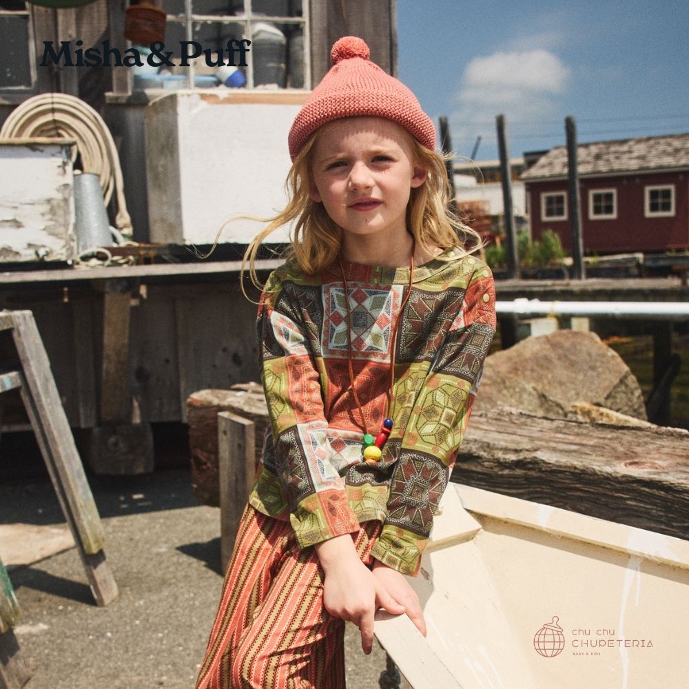 25FA】【Misha&Puff】Garter Hat -Rosewood – chu chu CHUPETERIA