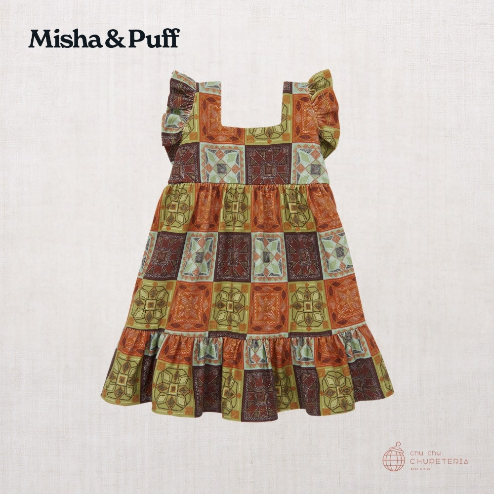 ワンピース Misha&Puff / Ruffle Sleeve Dress / 2y MISHA & PUFF RUFFLE SLEEVE DRESS (2-8Y)