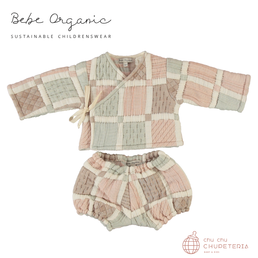 bebe organic セットアップ 25AW】Bebe Organic(べべオーガニック)Zora Baby Set Padded