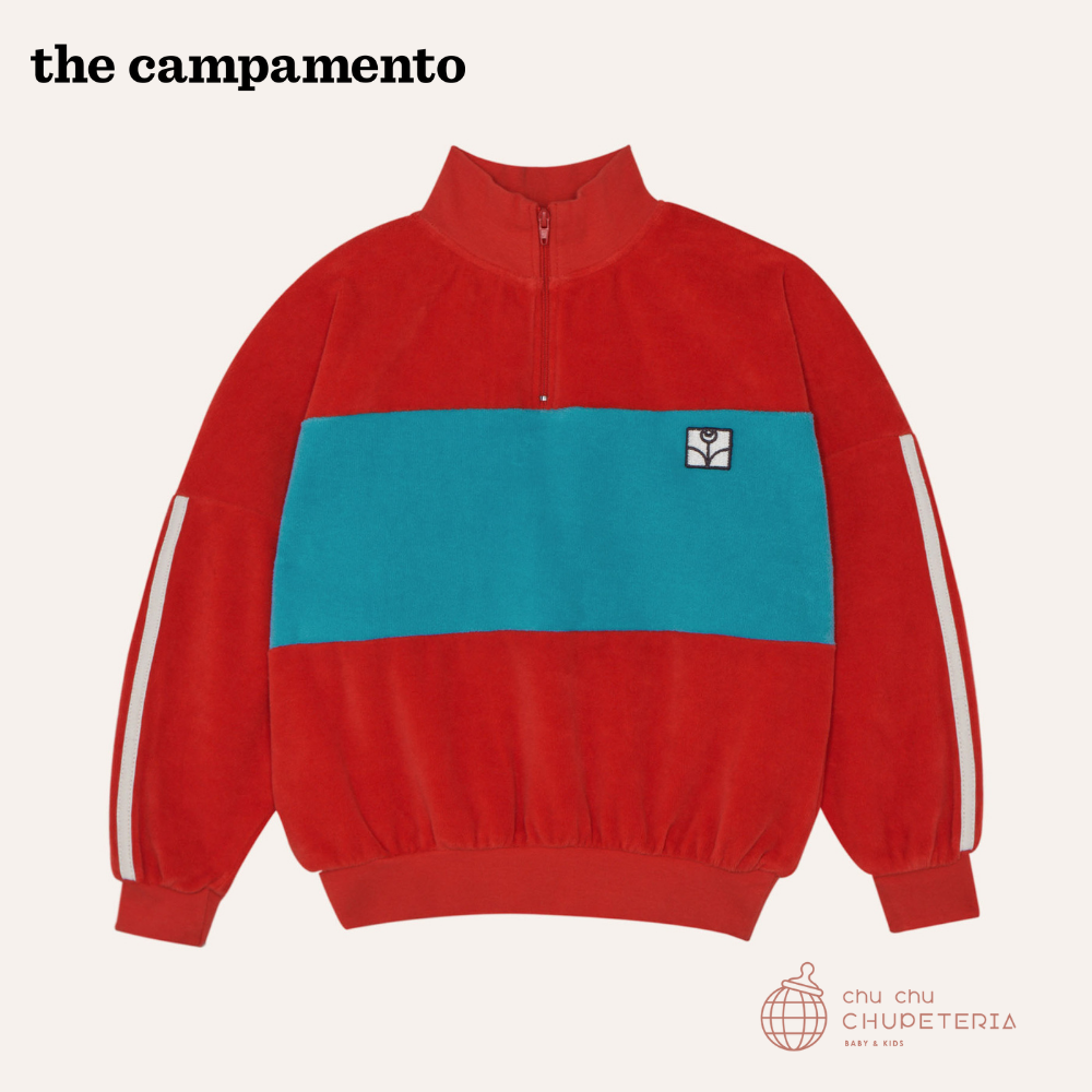 the campamento】RED CONTRAST SWEATSHIRT – chu chu CHUPETERIA