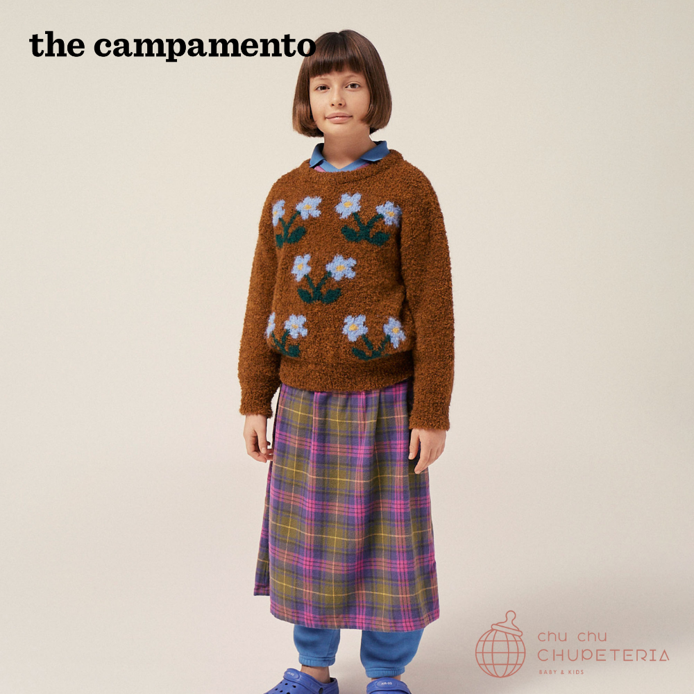 the campamento】2Y,4Y,5/6Yのみ : FLOWERS KIDS SWEATER – chu