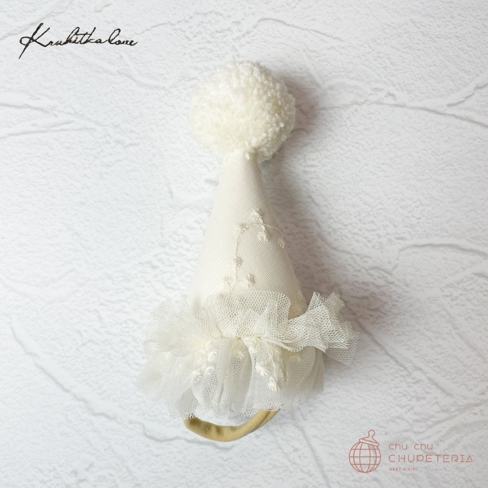 帽子 KruhitkaLove / Party Hat KruhitkaLove / Party Hat with embroidery - I