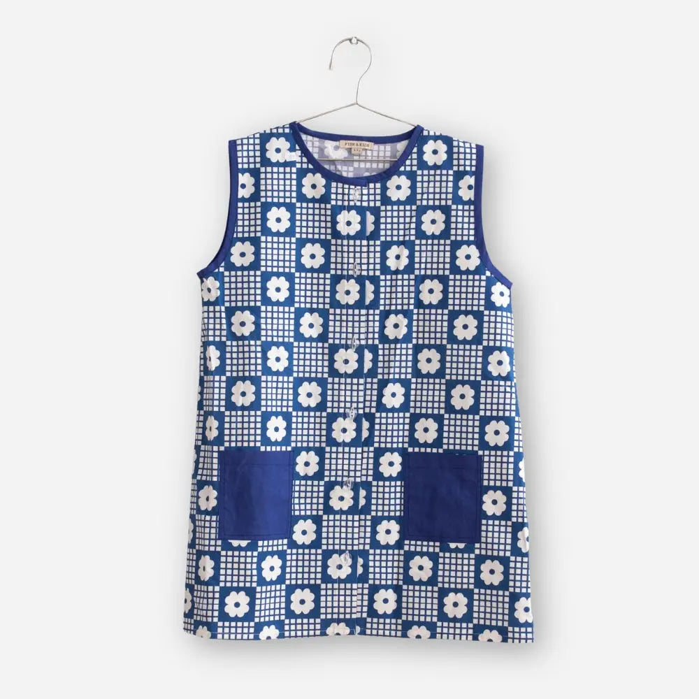 FISH & KIDS ワンピース　2-3Y FISH&KIDS】 NAVY FLOWERS RETRO DRESS - chu chu CHUPETERIA 正規代理