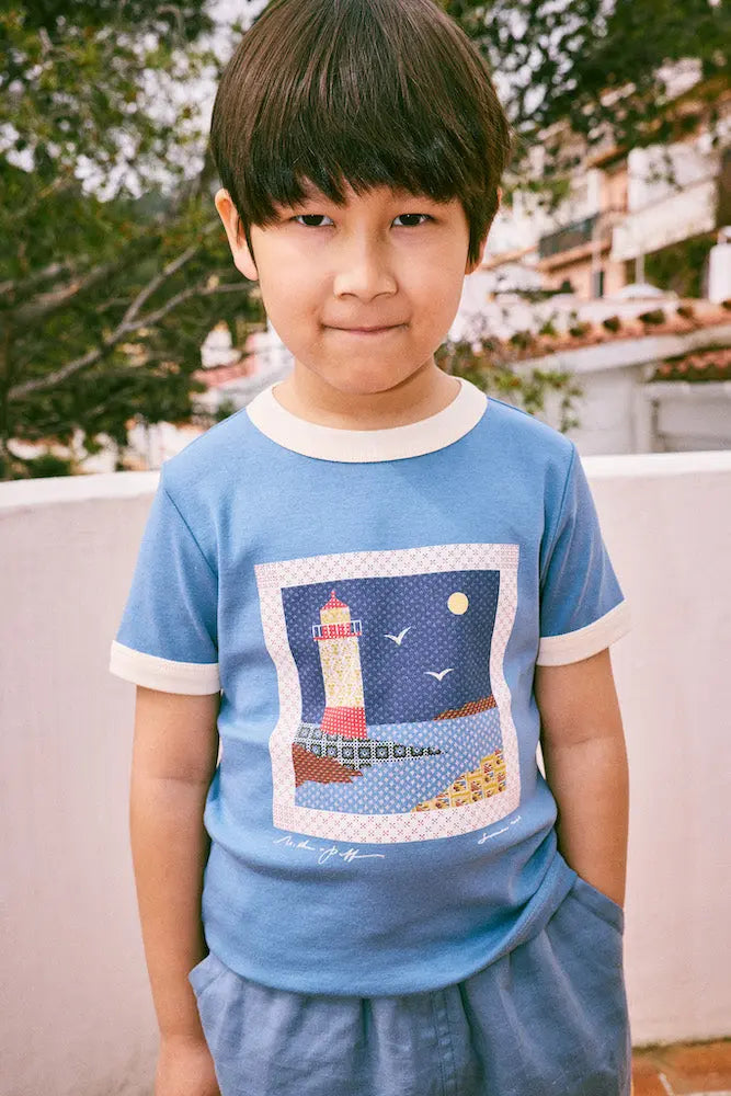 misha&puff Tシャツ 5y Sailboat Ringer Tee 【公式通販】