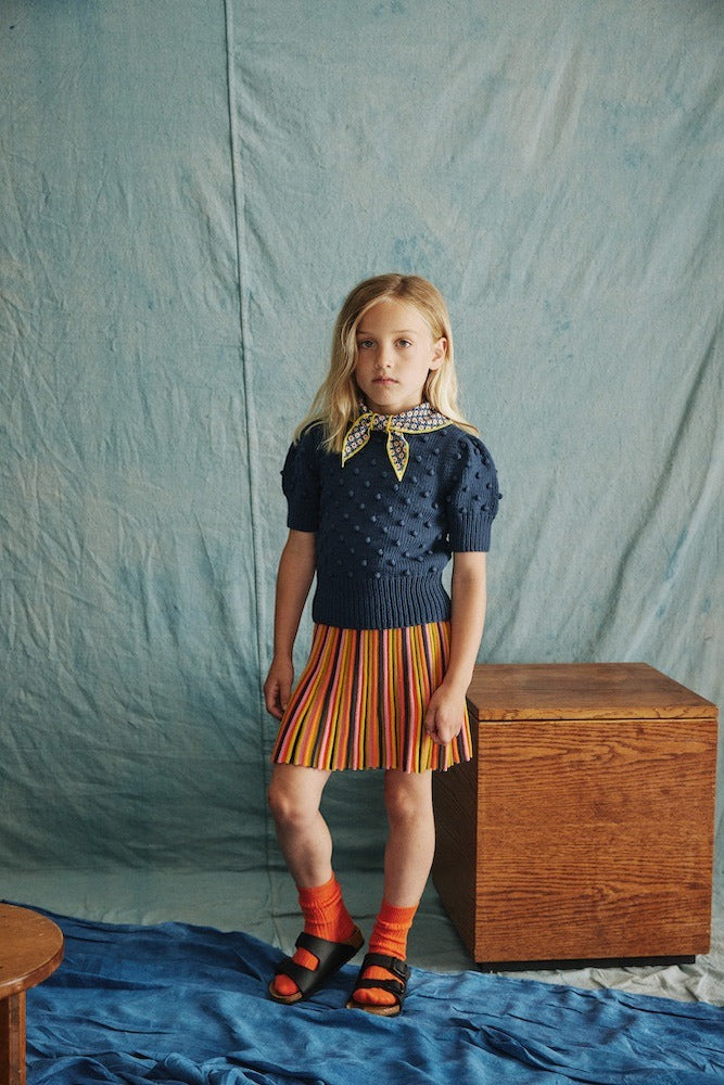 スカート misha and puff Misha & Puff】Candy Stripe Accordion Skirt – chu chu CHUPETERIA