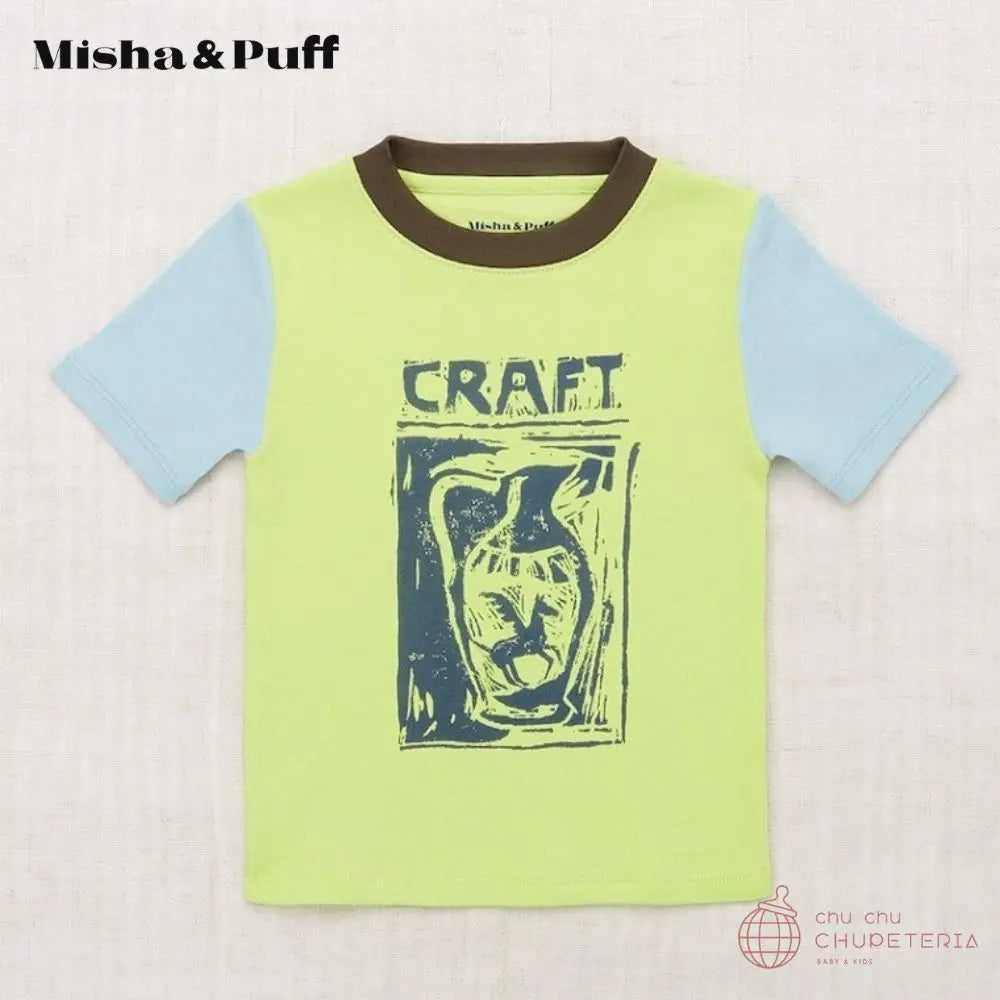 Misha & Puff】Craft Ringer Tee - Limeade - chu chu chupeteria 正規