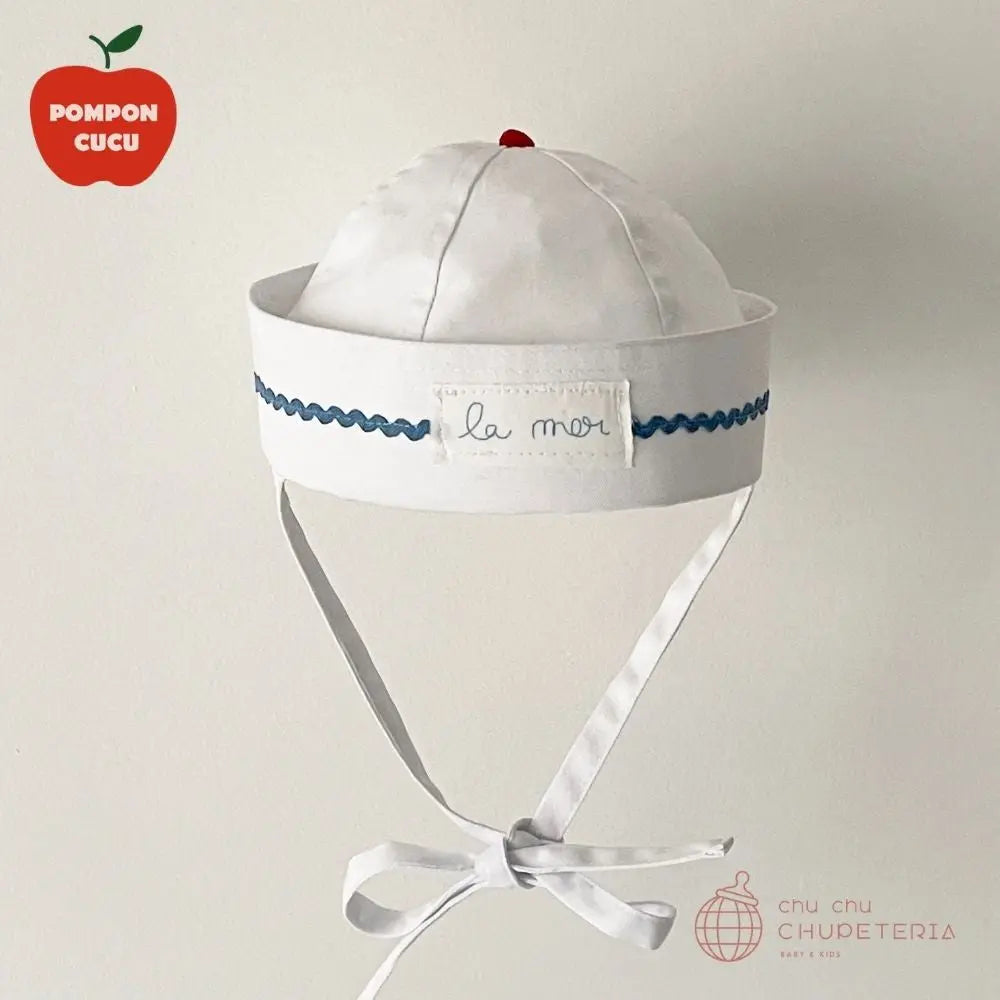 【POMPON CUCU】Sailor Hat - Cherry Cherry sailor hat – pomponcucu