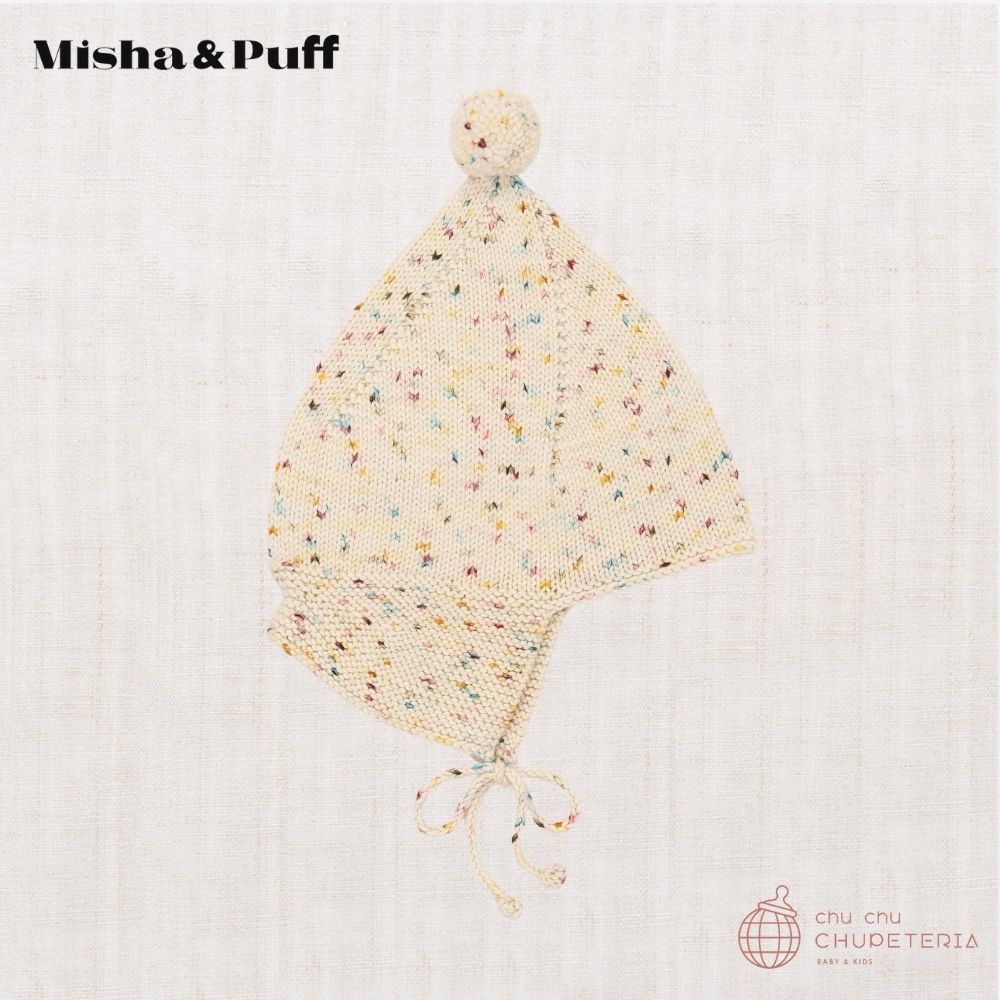 Misha & Puff】Pointy Peak Hat - Snowglobe Confetti (25WI
