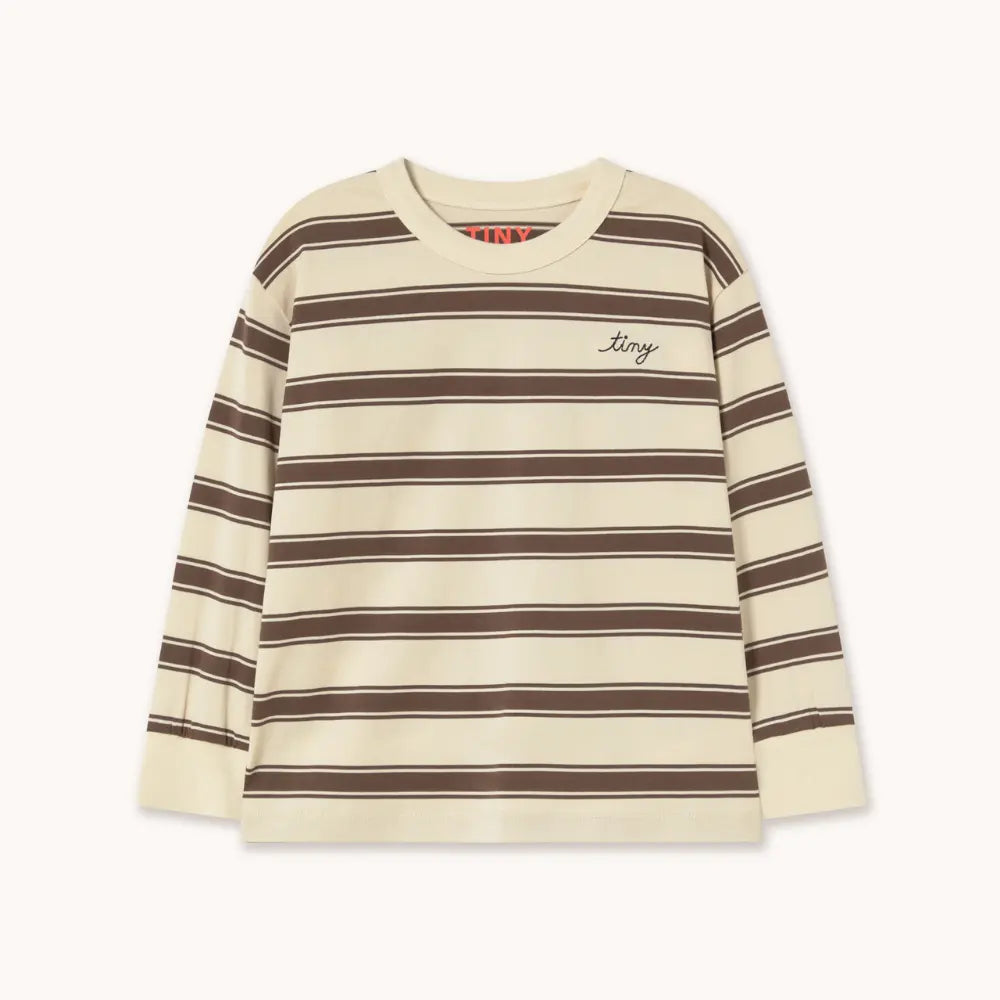 TINYCOTTONS】RETRO STRIPES SLEEVE TEE - 26AW - chu chu CHUPETERIA