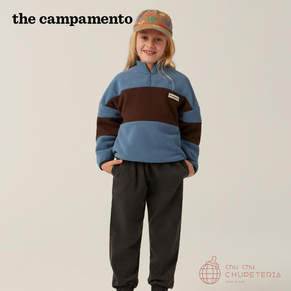 トップス The campamento sweatshirt 25aw 4y The Campamento（カンパメント） 2025AW KIDS COLOR BLOCK POLAR