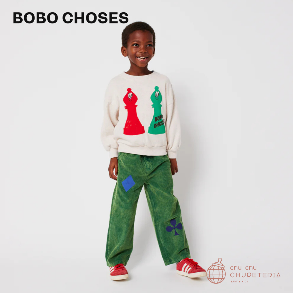 BOBO CHOSES 魚柄セットアップ　2-3y 98cm BOBO CHOSES（ボボショーズ）の「Multicolor Fish all over T