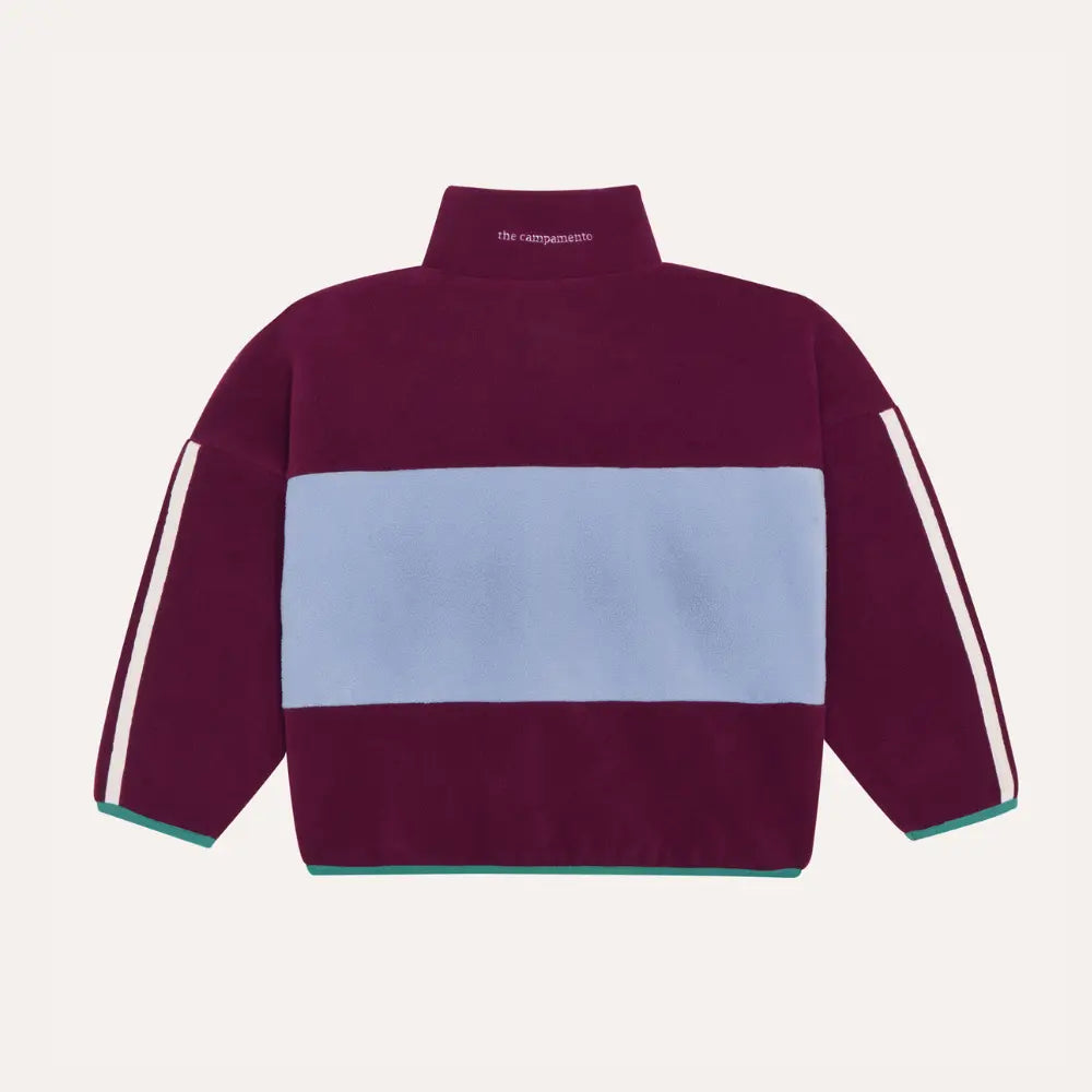 The Campamento】Burgundy Polar Sweatshirt - 26AW - chu chu