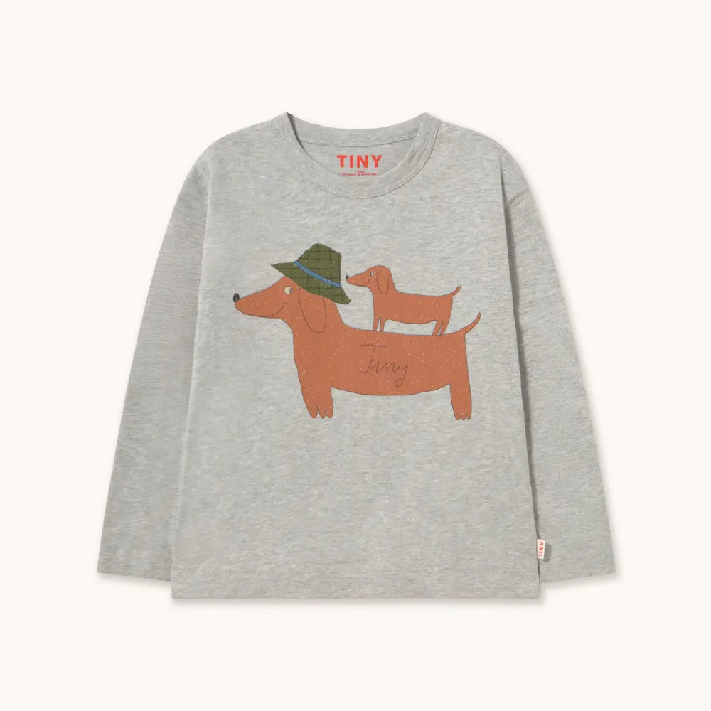 TINYCOTTONS】TWO DOGS GRAPHIC SLEEVE - 26AW - chu chu CHUPETERIA