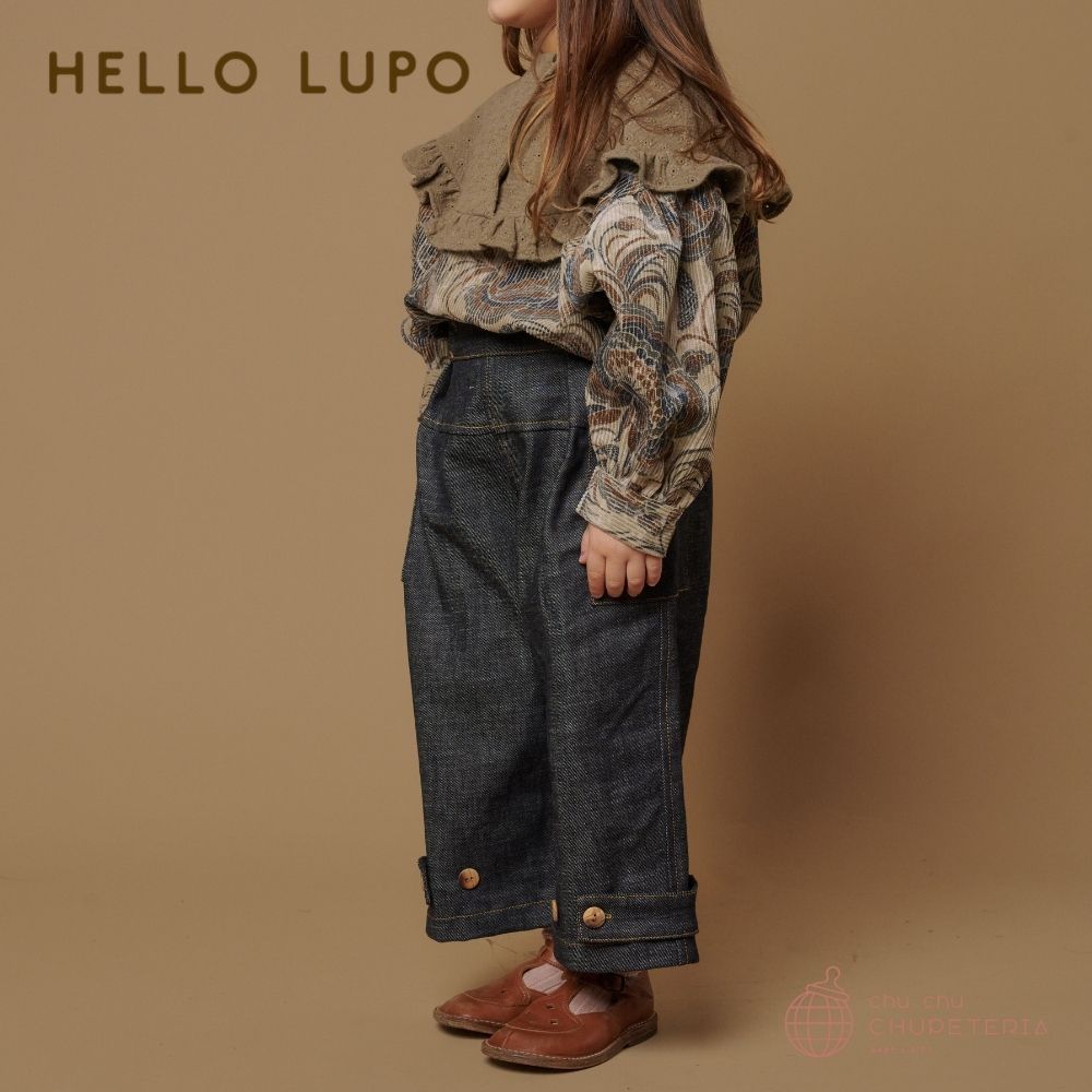 ボトムス HELLO LUPO HELLO LUPO】Sora Panta - Blue denim (25AW) – chu chu CHUPETERIA
