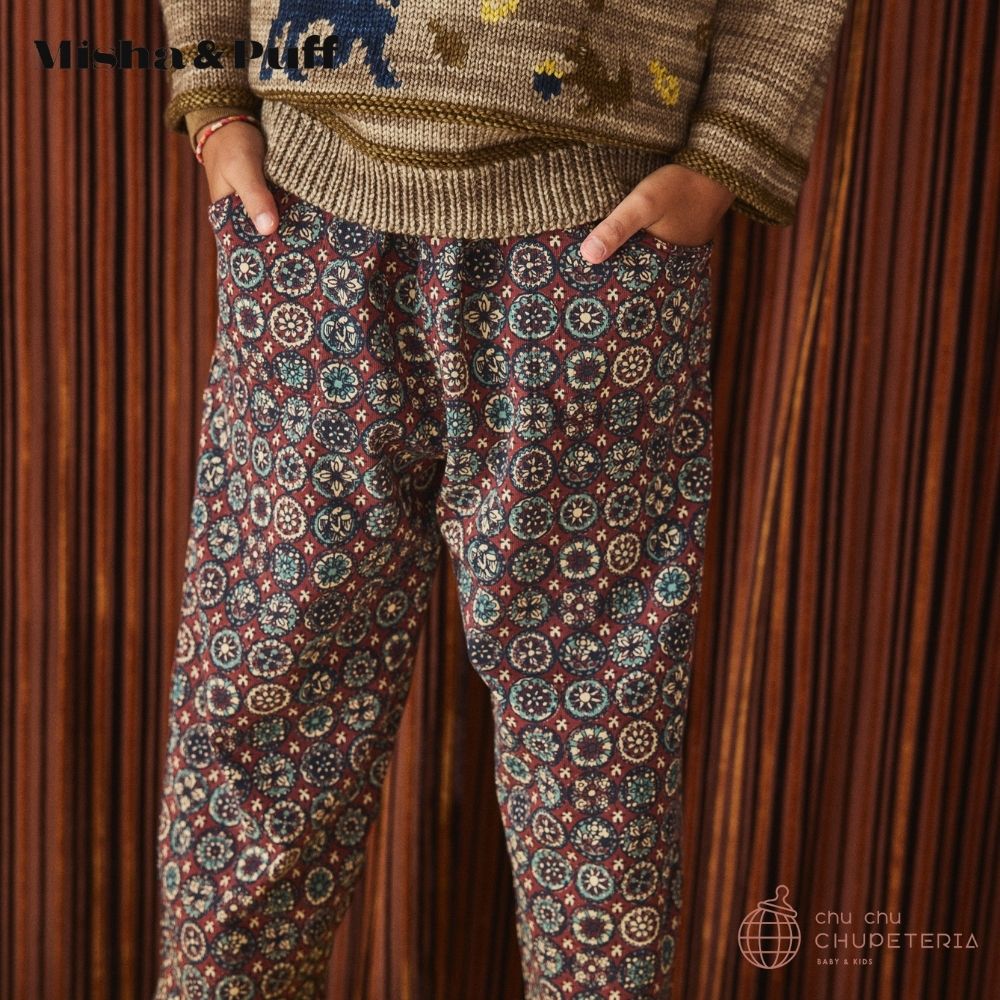 Misha & Puff】Camp Pant - Madder Root Folk Tile (25WI Drop1) – chu