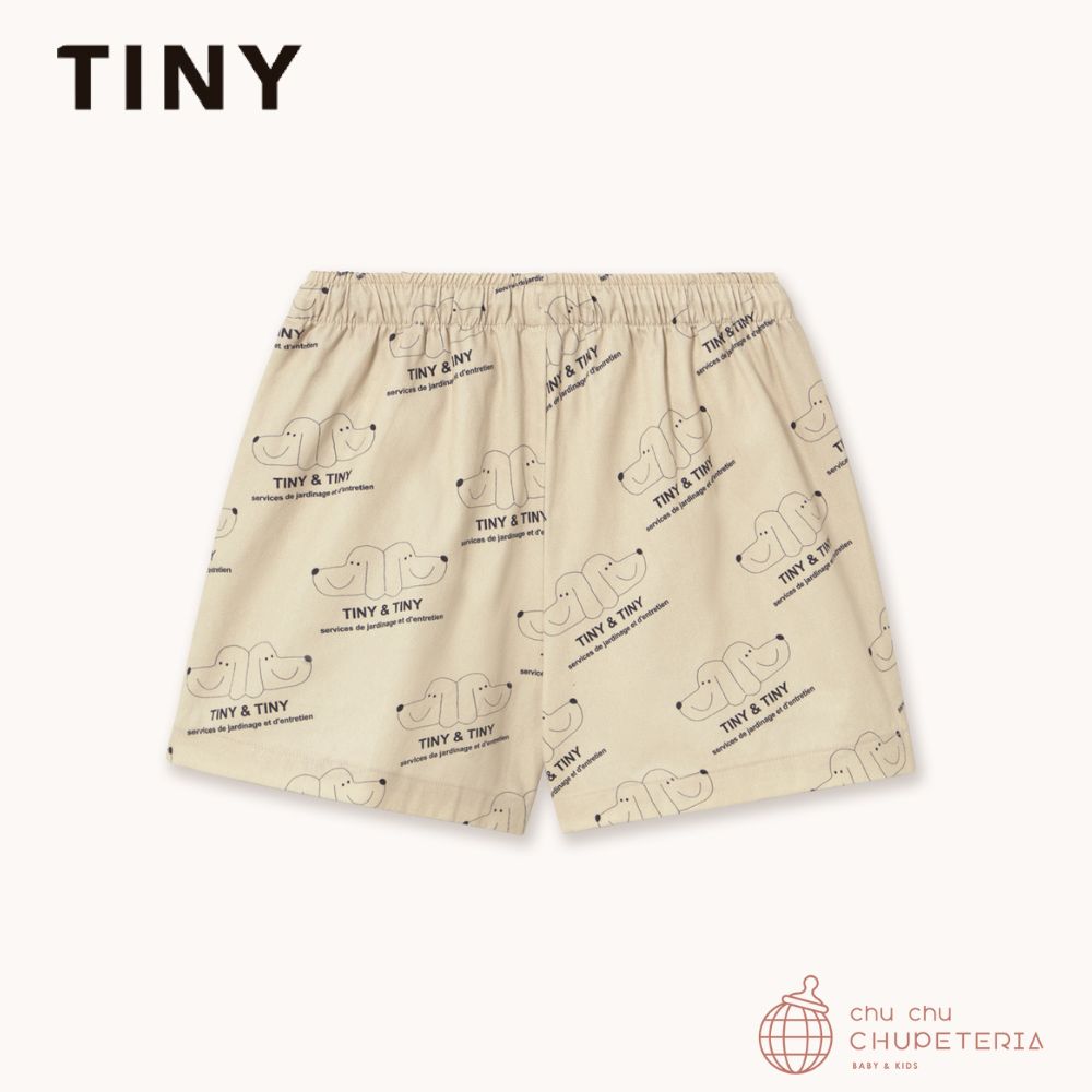 TINYCOTTONS】[Drop 1] TINY & TINY TWILL SHORTS dark vanilla (26SS