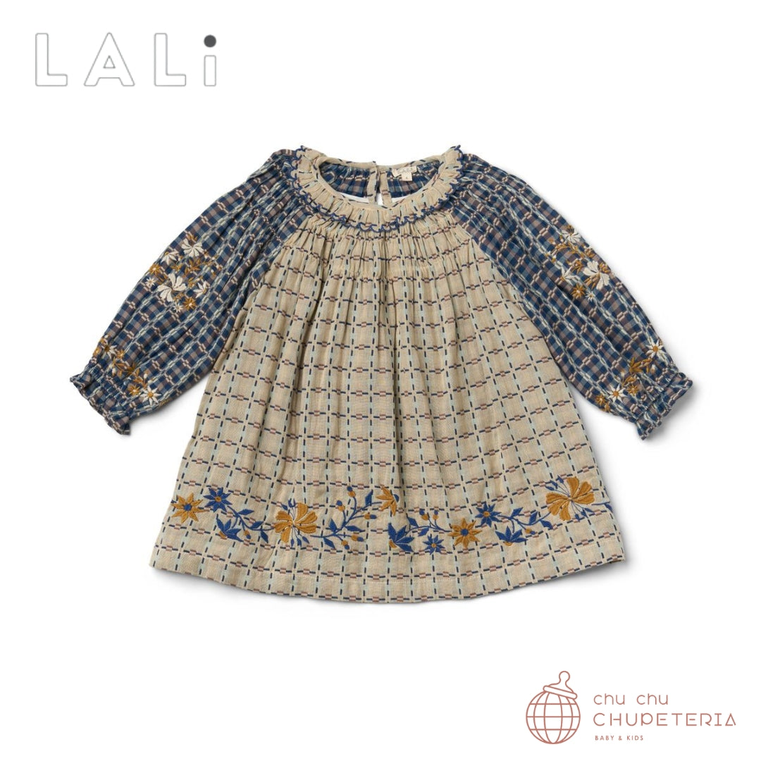 lali kids TULIP DRESS ワンピース　8y TULIP DRESS, BORDER STRIPE – Lali
