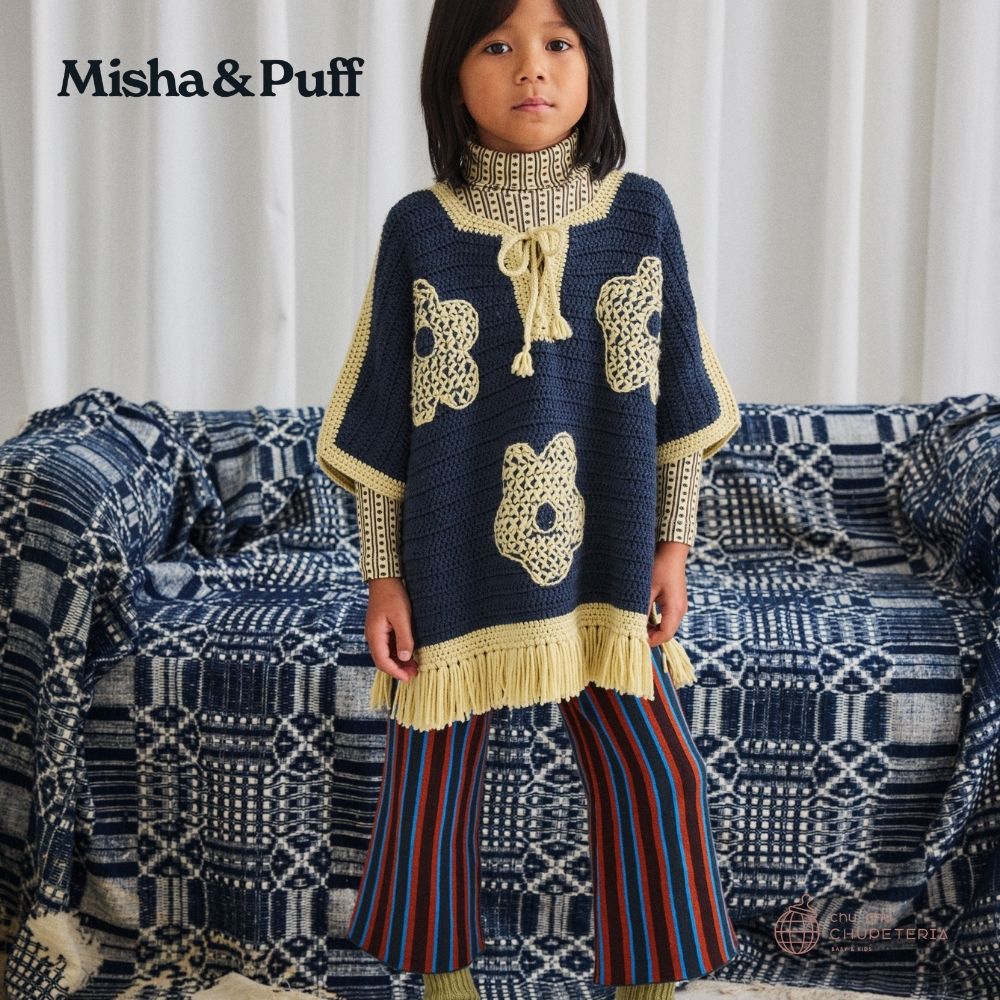 新品タグ付き‼︎misha&puff タートルネック 5y ミーシャアンドパフ Misha&Puff(ミーシャアンドパフ）／Turtleneck - Overcast Rodeo