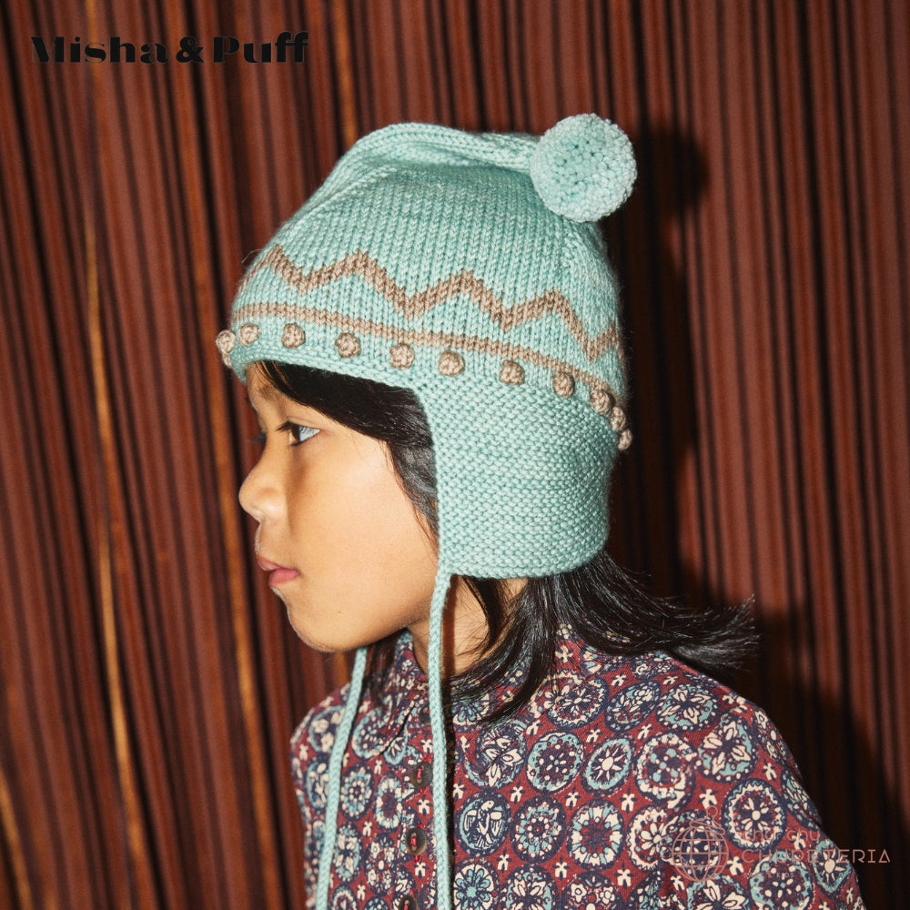 Misha & Puff】Zig Zag Pointy Peak Hat - Sage (25WI Drop2) – chu