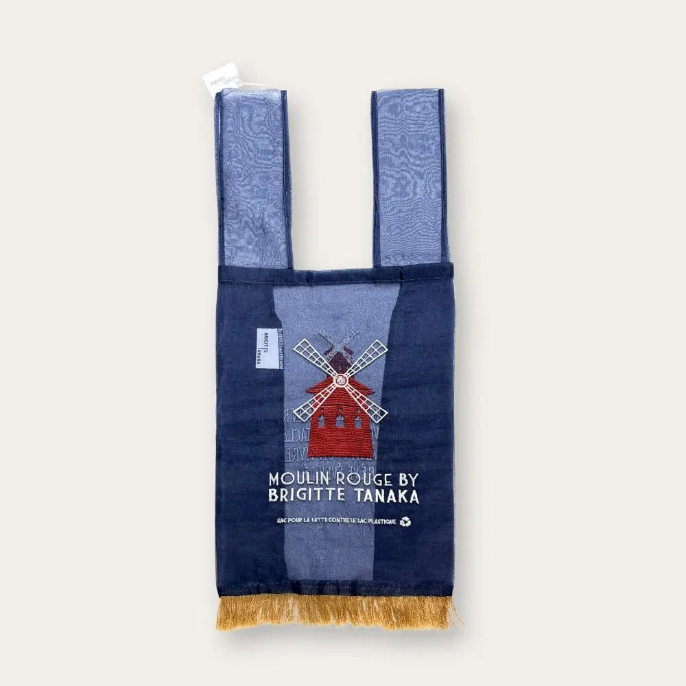 Brigitte Tanaka】SAC MOULIN ROUGE® – BLEU ET FRANGES (LIMITED