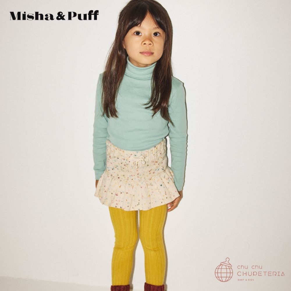 Misha & Puff】Skating Pond Skirt - Snowglobe Confetti (25WI Drop1