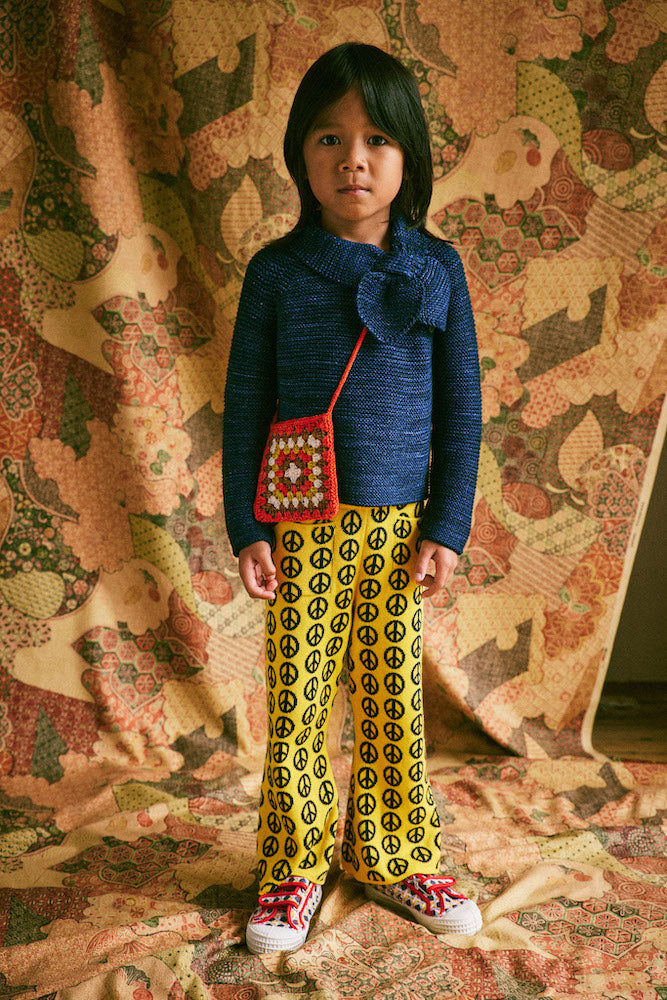 Misha & Puff】Izzy Pant - Mango Peace Jacquard – chu chu