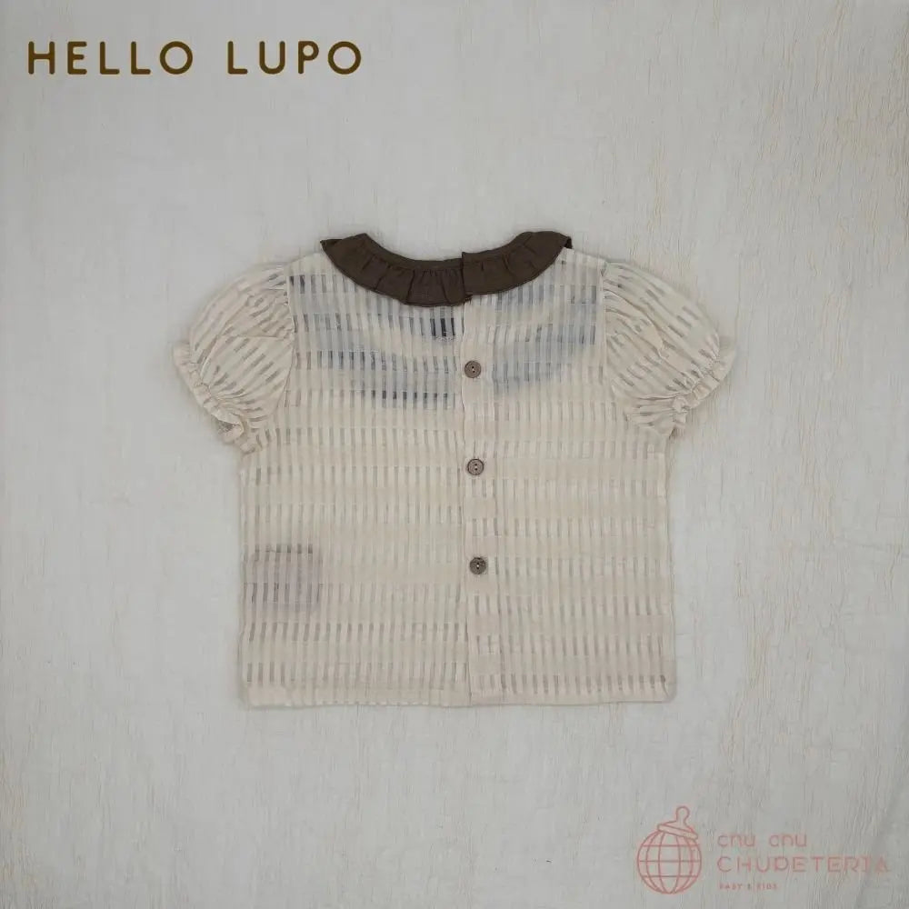 HELLO LUPO】Sveva Top - Vanilla Powder (26SS) - chu chu – chu chu