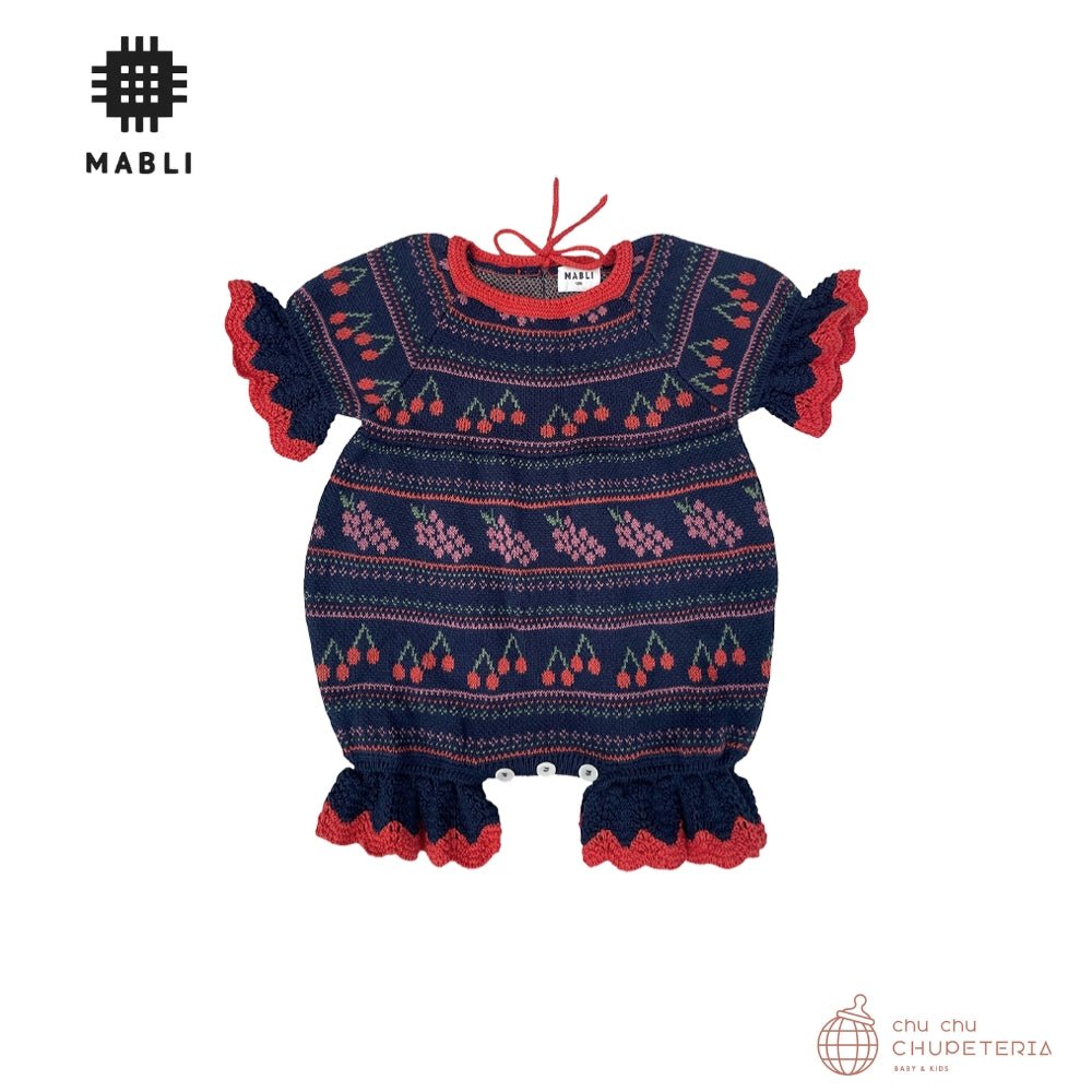 MABLI】[26SS Drop1] MIO ROMPER - NAVY - chu chu CHUPETERIA 正規代理店