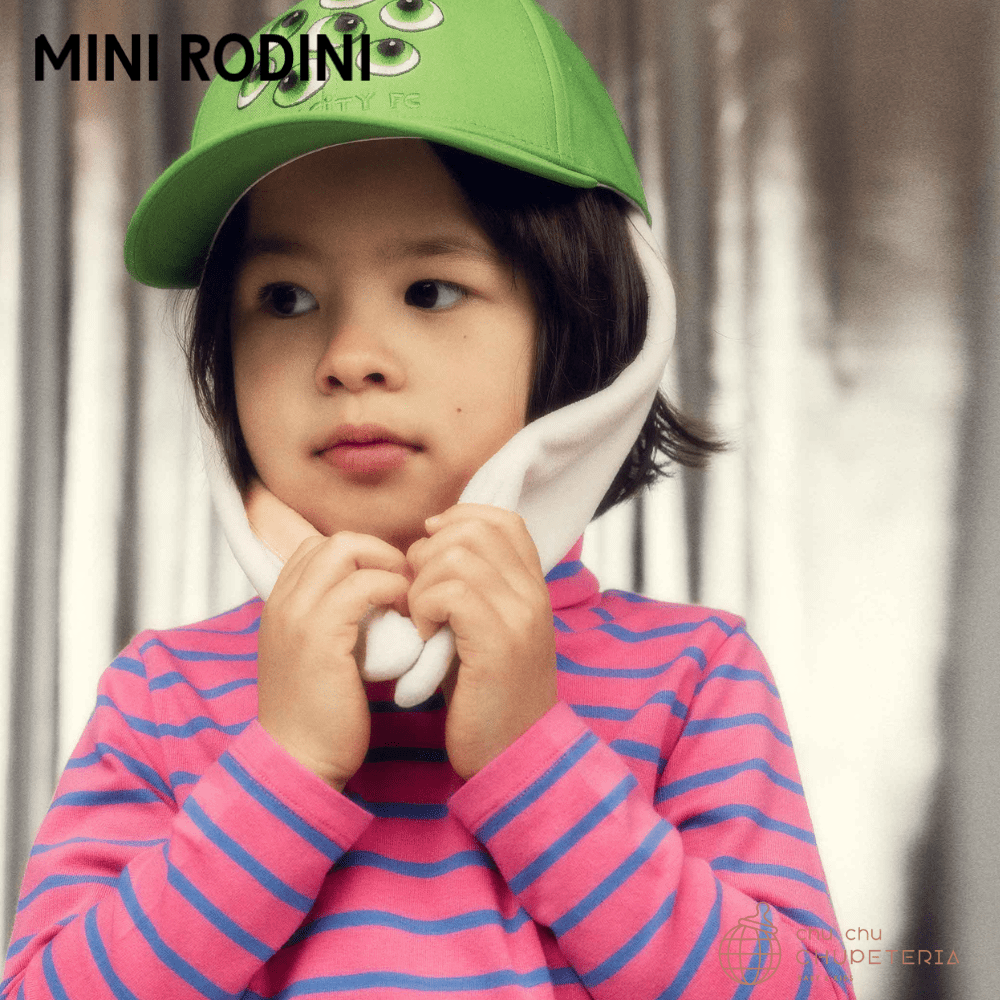 MINI RODINI 】Aliens unlimited rabbit ear cap - Green (26SS