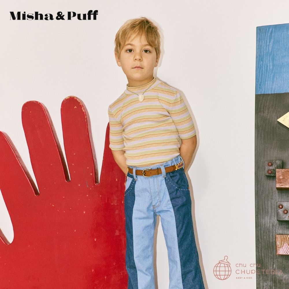 Misha & Puff】SERGE TOP - MIST AVENUE STRIPE (26SS) - chu chu