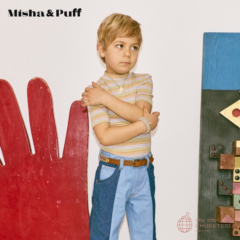Misha & Puff】SERGE TOP - MIST AVENUE STRIPE (26SS) - chu chu