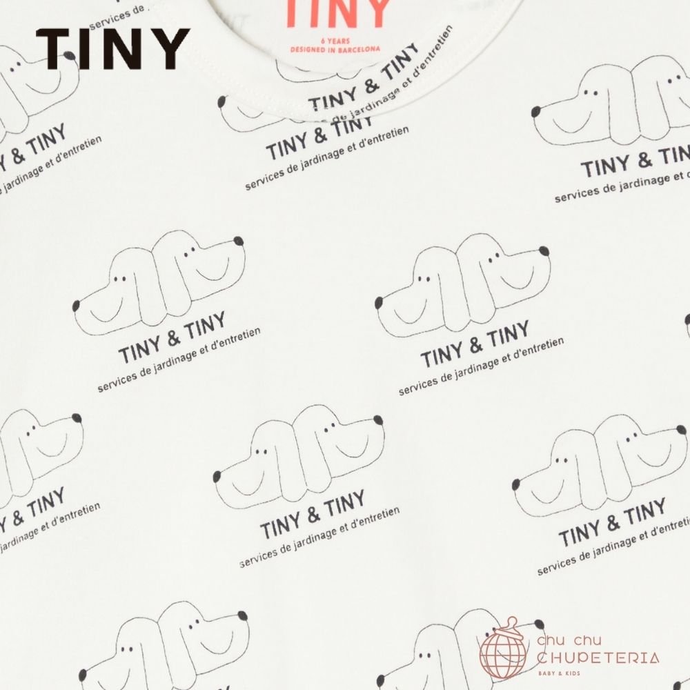 TINYCOTTONS】[Drop 1] TINY & TINY KNITTED TEE off-white (26SS