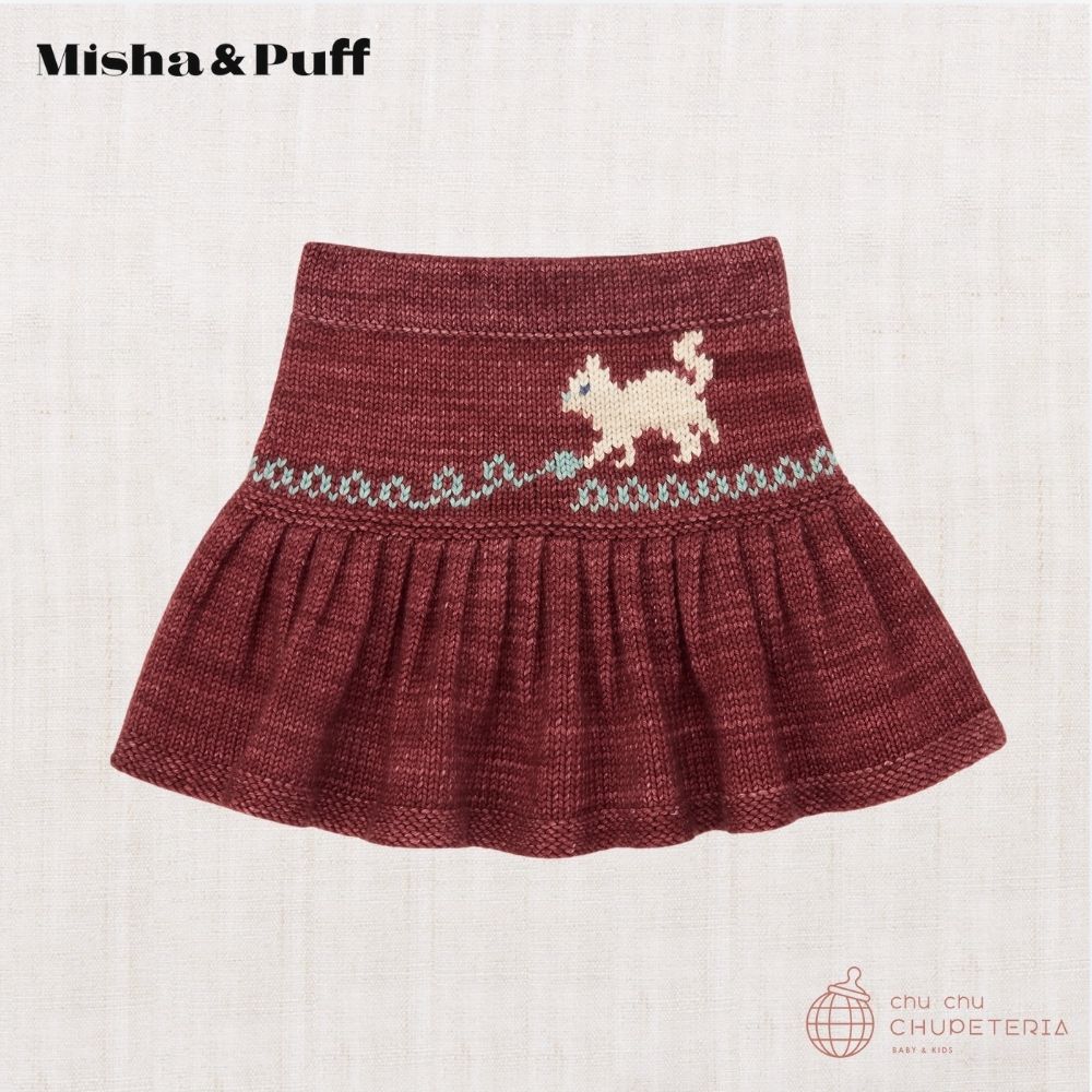 Misha & Puff メリノウールスカート 8yネイビー スカート K2045W25 | Misha&Puff (Baby&Kids)/ミーシャ