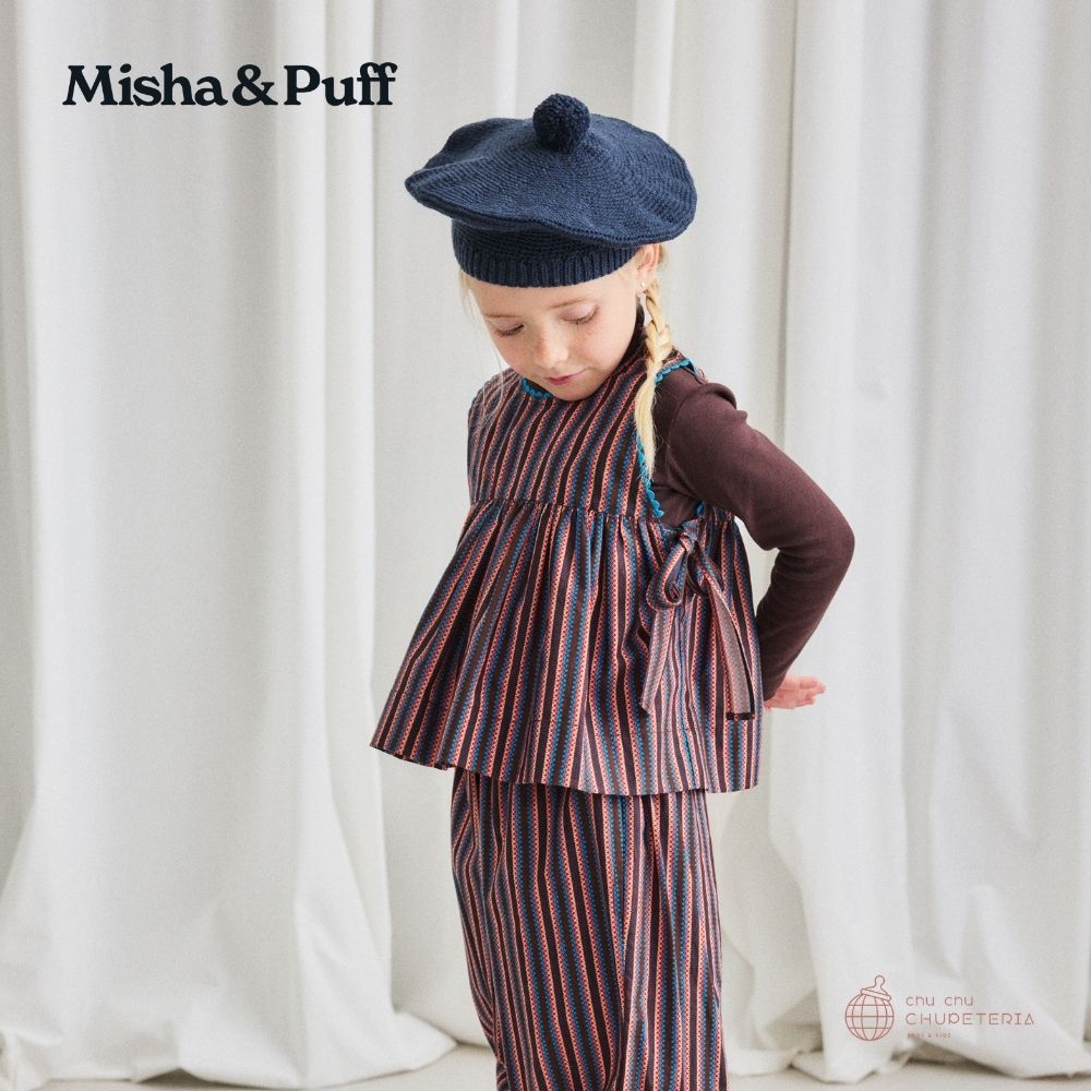 Misha&Puff】Lottie Top -Raisin Vaquero Stripe (25AW) – chu