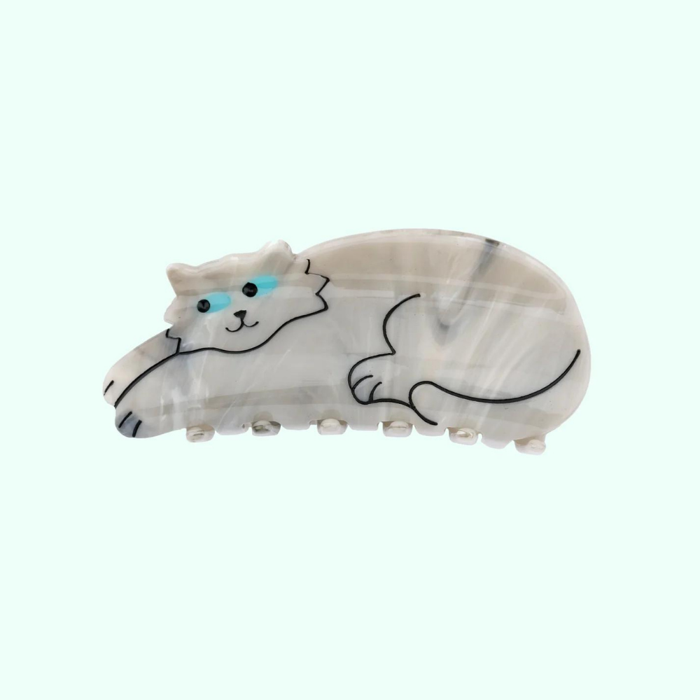 【Coucou Suzette】Grey Cat Hair Claw _ chu chu CHUPETERIA