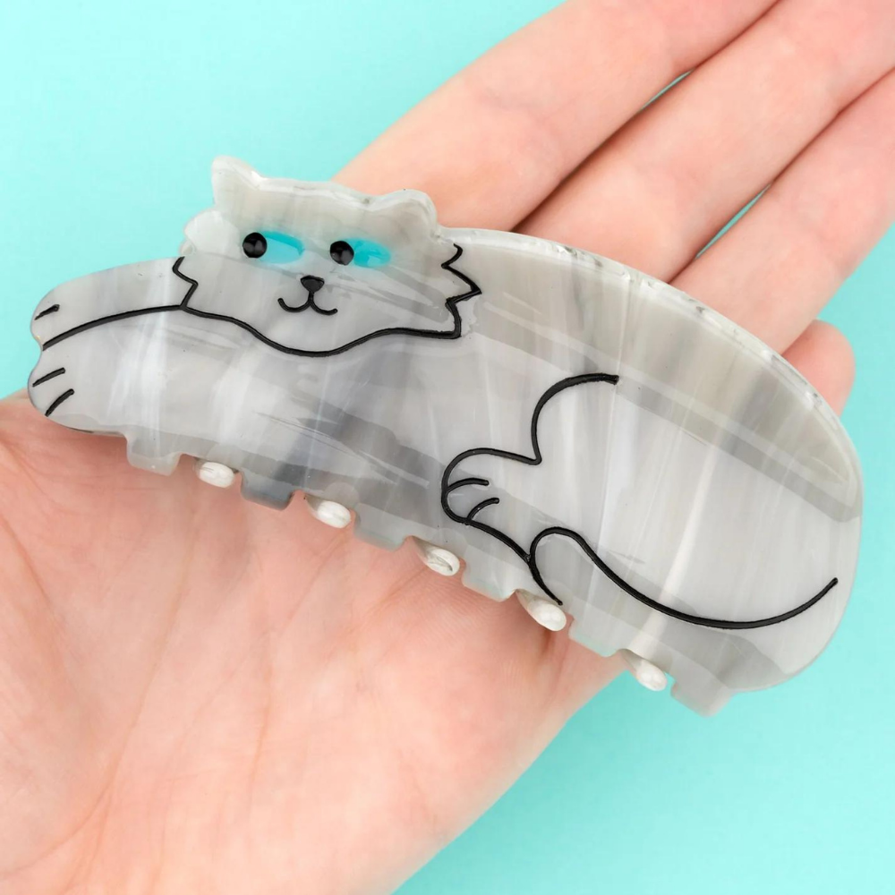【Coucou Suzette】Grey Cat Hair Claw _ chu chu CHUPETERIA