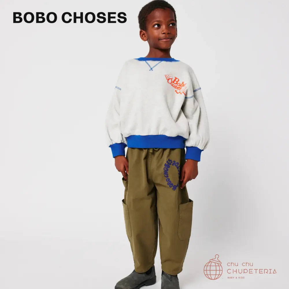 BOBO CHOSES】Dominos sweatshirt - chu chu CHUPETERIA 正規代理店 BOBO CHOSES】Dominos sweatshirt - chu chu CHUPETERIA 正規代理店