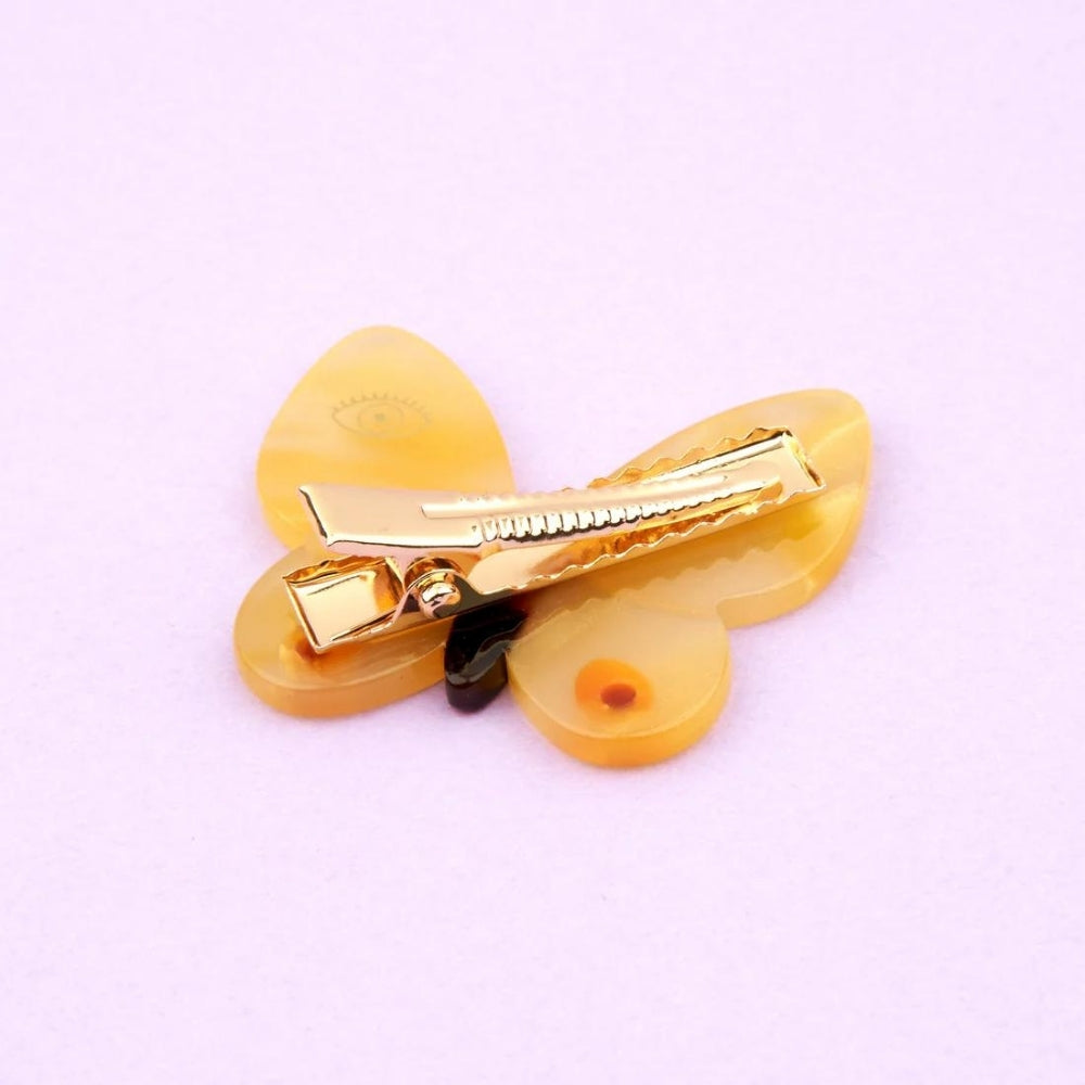 【Coucou Suzette】Yellow Butterfly Hair Clip _ chu chu CHUPETERIA