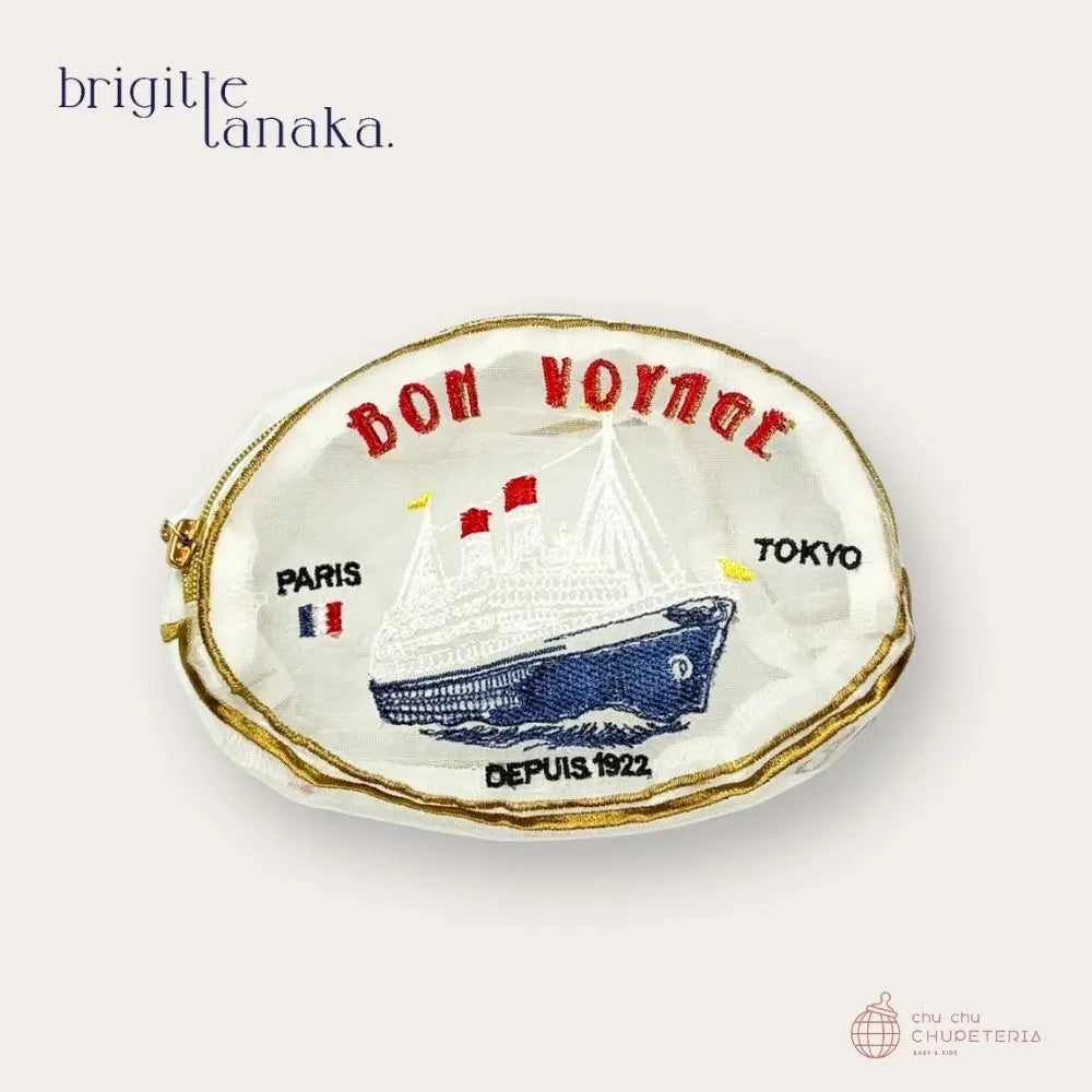 《即納/6月中旬入荷予定》《送料無料》【Brigitte Tanaka】26SS Collection -  Bon Voyage Paquebot Pouch _ chu chu CHUPETERIA