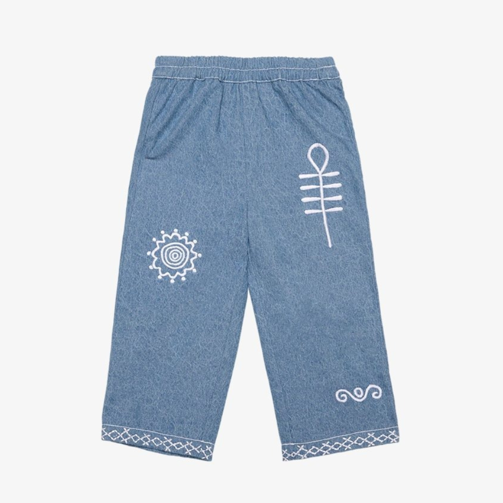 【SISSEL EDELBO】Oda MINI Pants Denim _ chu chu CHUPETERIA